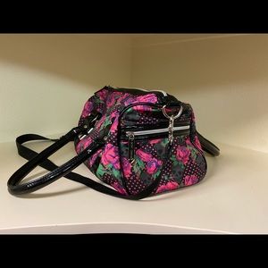 Betsey Johnson Roses and Skulls Purse